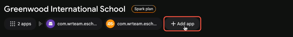 Project Overview: the Add app button